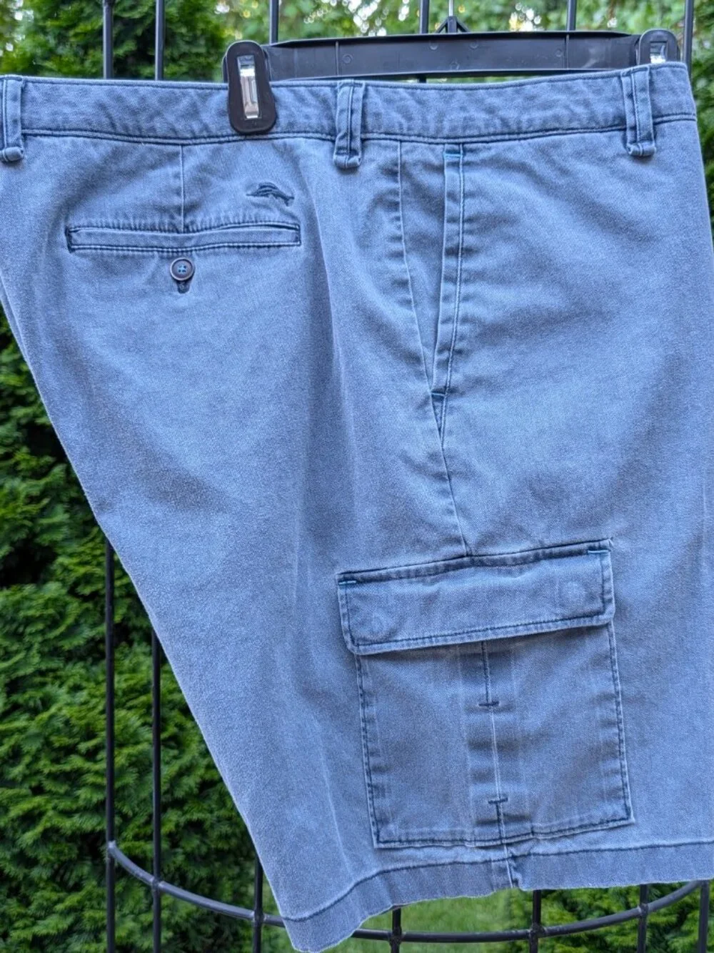 Tommy Bahamas Men's Cargo Shorts - Light Blue - Size 42 - Picture 5 of 9